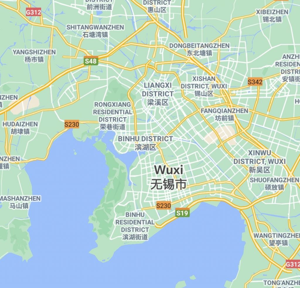 wuxi tourist map