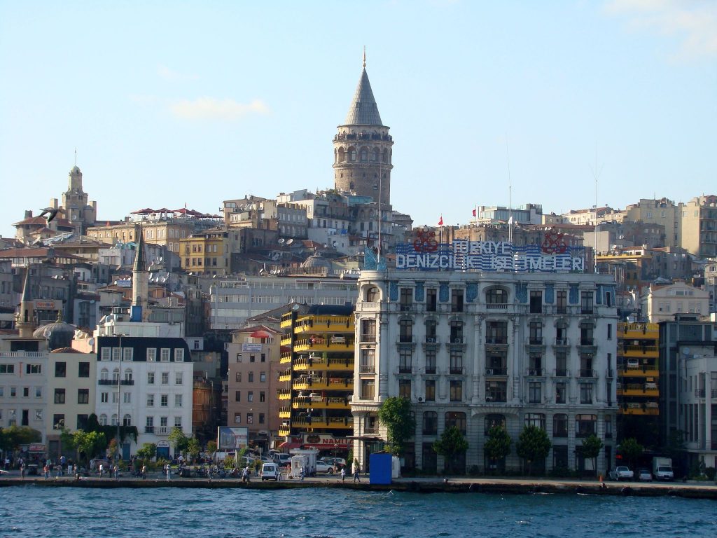 Vue sur la Tour de Galata à Istanbul
